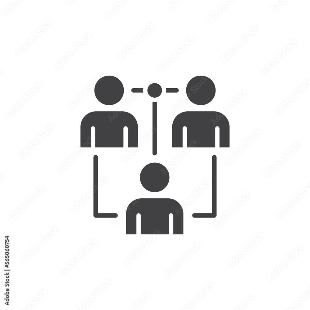 People management vector icon. glyph sign for mobile concept and web design. People management vector icon. glyph sign for mobile concept and web design.