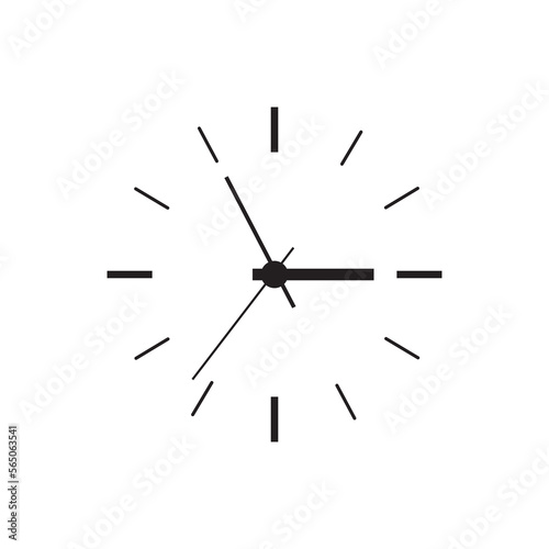 clock icon vector illustration sign