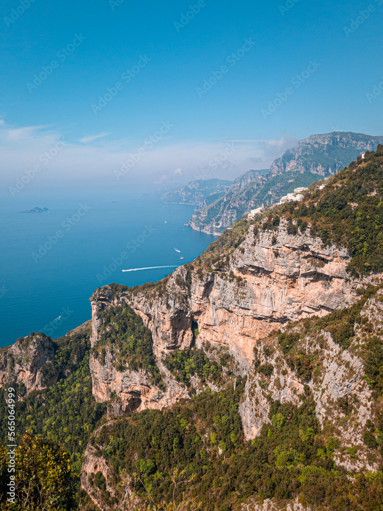 View of the Amalfi coast