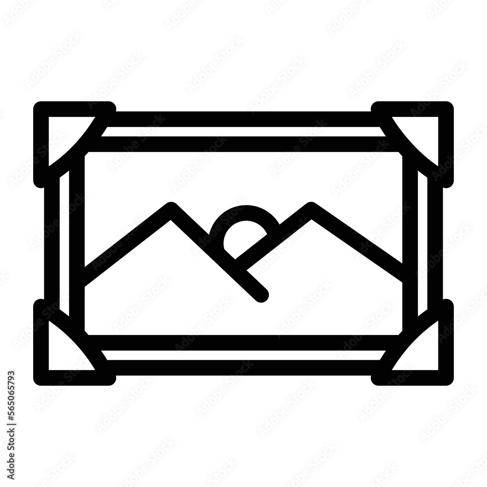 frame line icon illustration vector graphic frame line icon illustration vector graphic