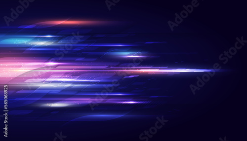 Modern abstract high-speed movement background. Colourful dynamic geometric overlapping motion. Movement template for banner, presentations, flyers, posters. Vector EPS10.