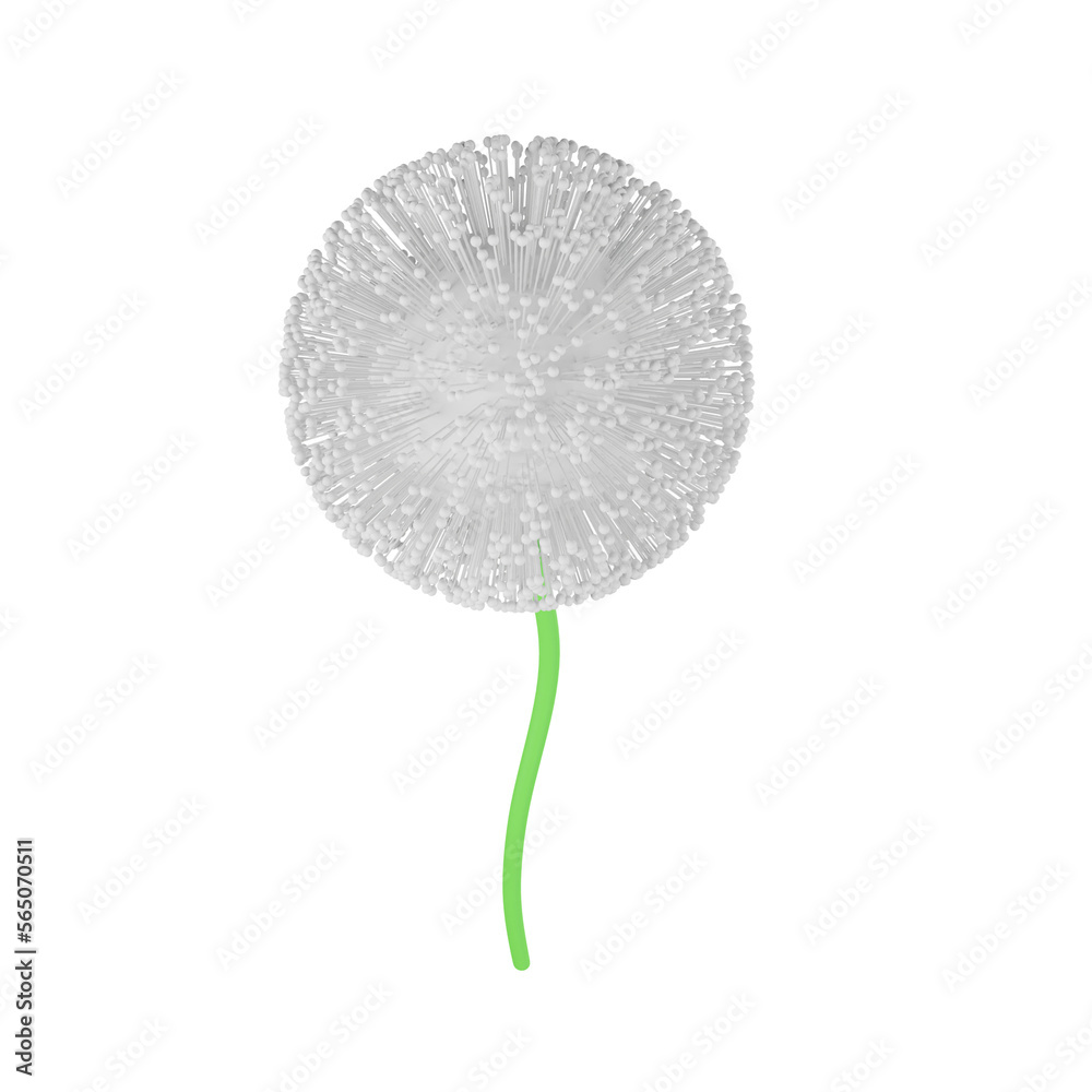 3D Dandelion Flower 3D Dandelion Flower