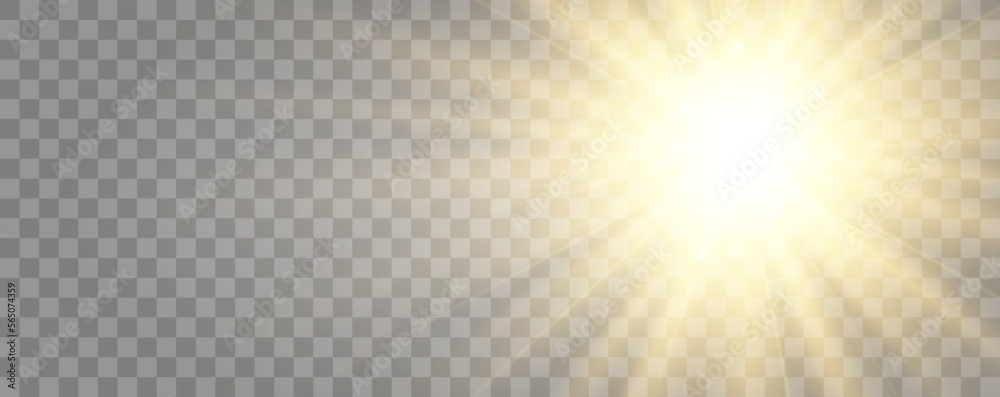 	
Bright beautiful star.Illustration of a light effect on a transparent background.
