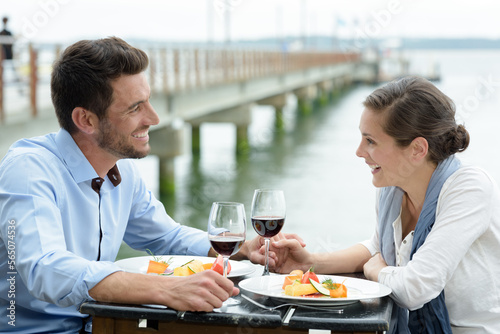 couple having a date