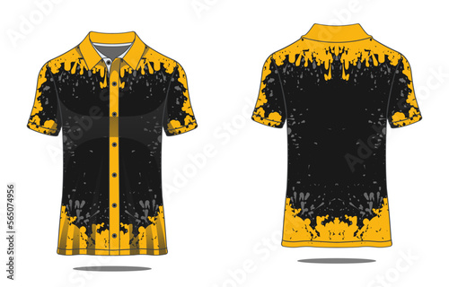 jersey polo uniform template