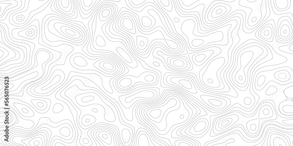 Topographic map , vector illustration on white background. Contours vector topography. Geographic topography vector illustration. . Map on land vector terrain. Elevation graphic contour height lines. 