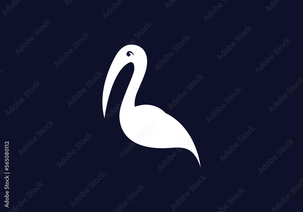 Naklejka premium this is bird logo design