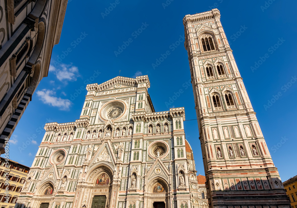 Cathedral of Saint Mary of the Flower (Cattedrale di Santa Maria del Fiore) or Duomo di Firenze, Florence, Italy