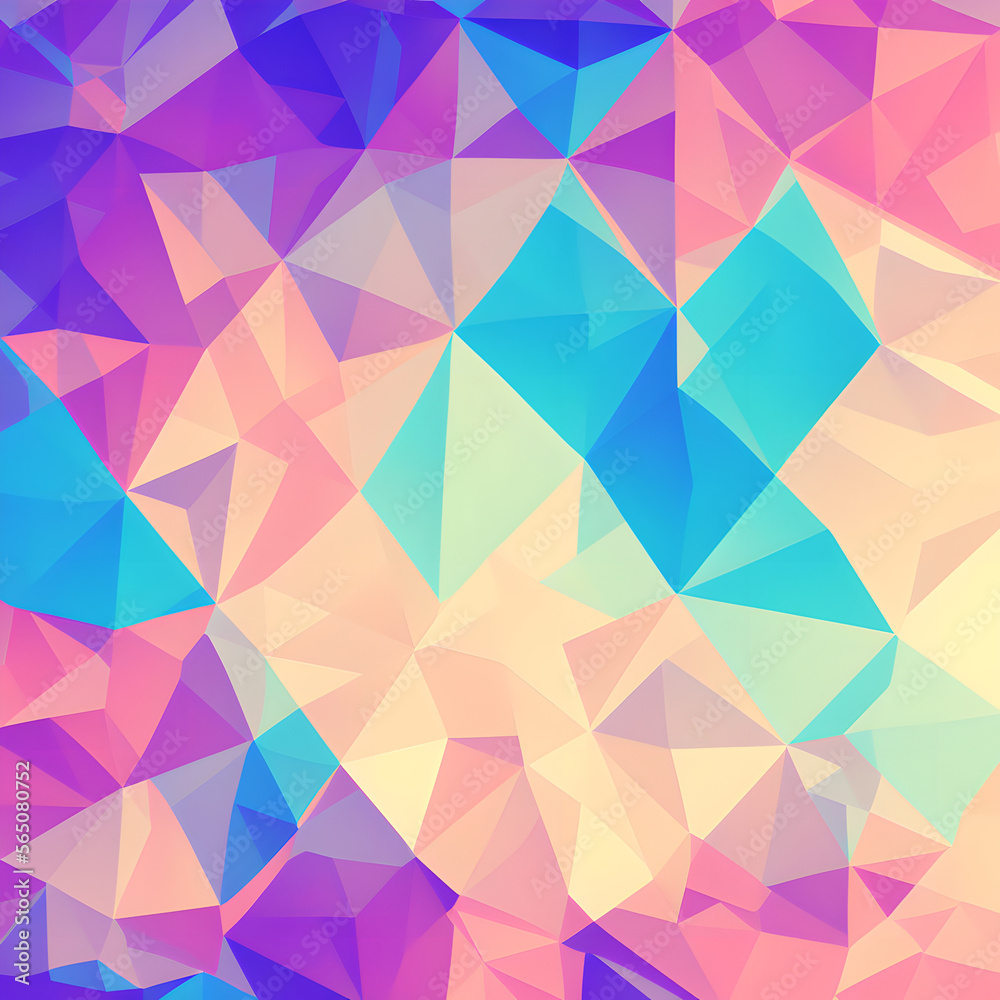 abstract geometric background and overlay