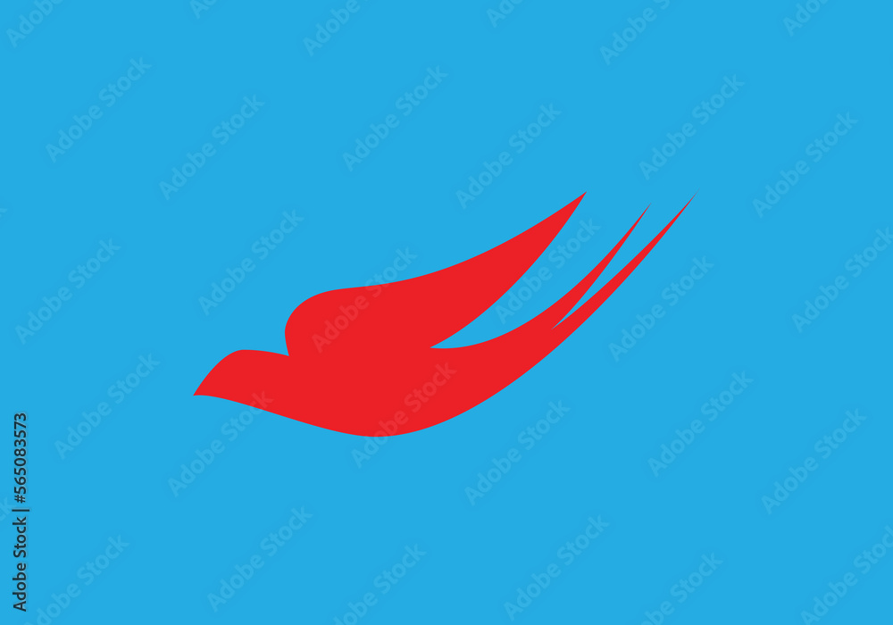 Fototapeta premium this is bird logo design
