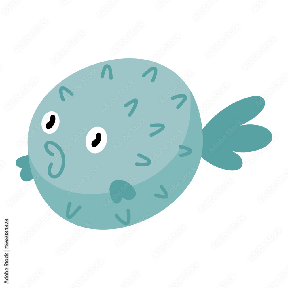 cute blue blowfish pet cute blue blowfish pet