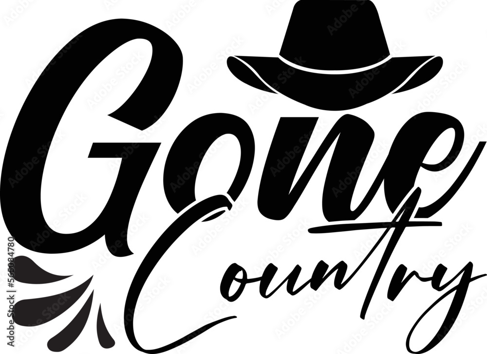 gone country SVG