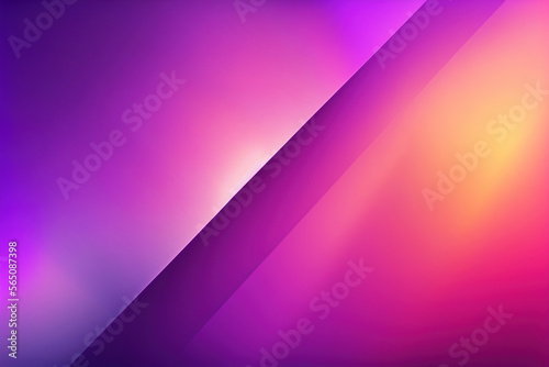 Abstract purple background. Pink, purple, orange gradient. Generative ai