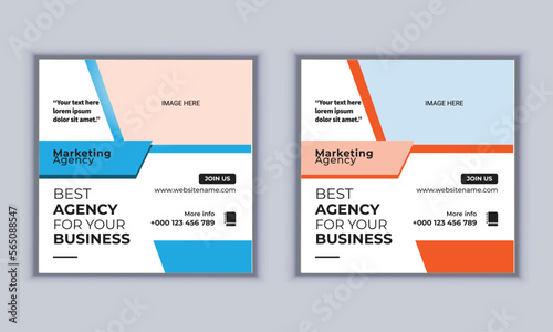 Digital Marketing Agency social media banner design template