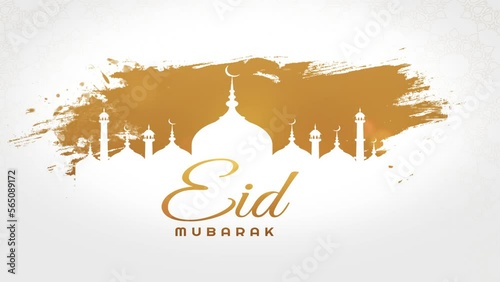 Eid-mubarak greetings background 4k  