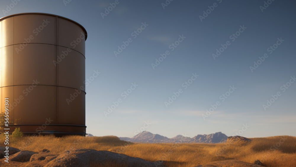 hydrogen tank, gas, gasoline, oil, water, bio-sustainable in the environment, Generative AI hydrogen tank, gas, gasoline, oil, water, bio-sustainable in the environment, Generative AI