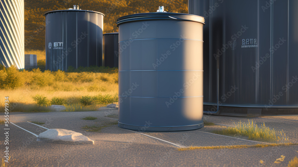 hydrogen tank, gas, gasoline, oil, water, bio-sustainable in the environment, Generative AI hydrogen tank, gas, gasoline, oil, water, bio-sustainable in the environment, Generative AI