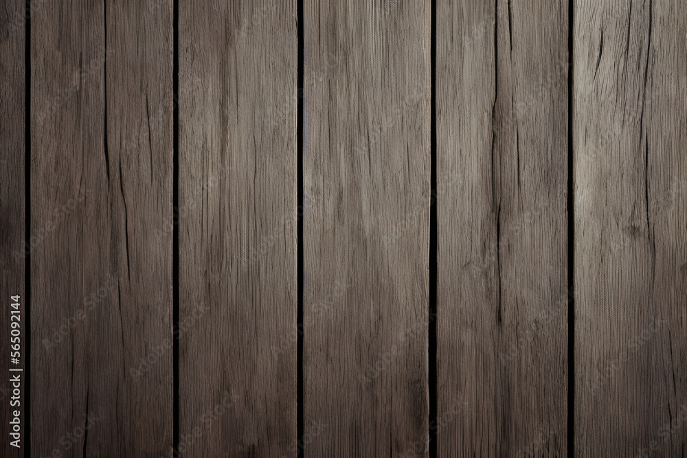 Realistic illustration of wooden plank texture, using Generative AI Realistic illustration of wooden plank texture, using Generative AI