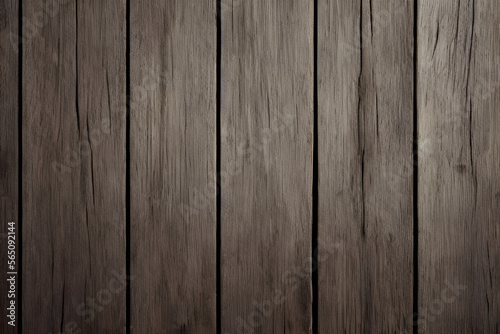 Realistic illustration of wooden plank texture, using Generative AI