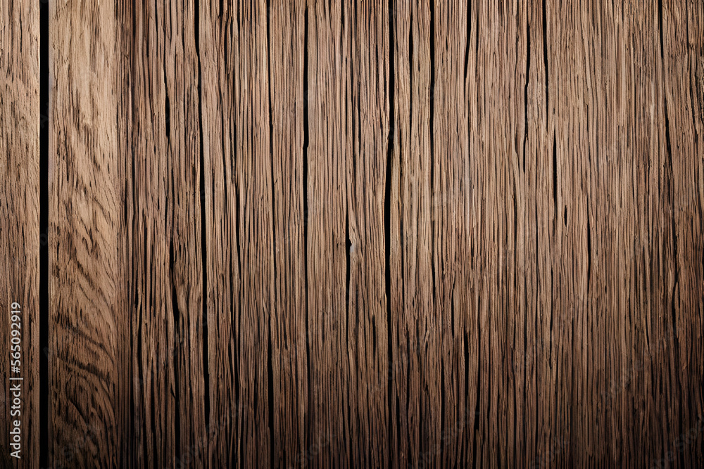 Realistic illustration of wooden plank texture, using Generative AI Realistic illustration of wooden plank texture, using Generative AI