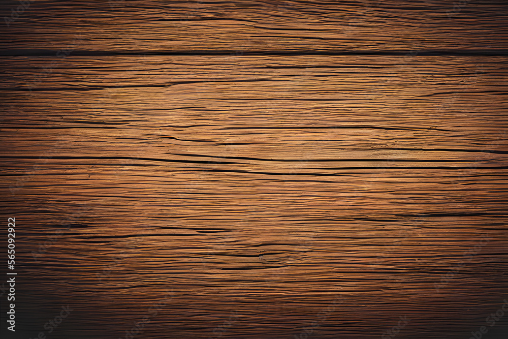 Realistic illustration of wooden plank texture, using Generative AI Realistic illustration of wooden plank texture, using Generative AI