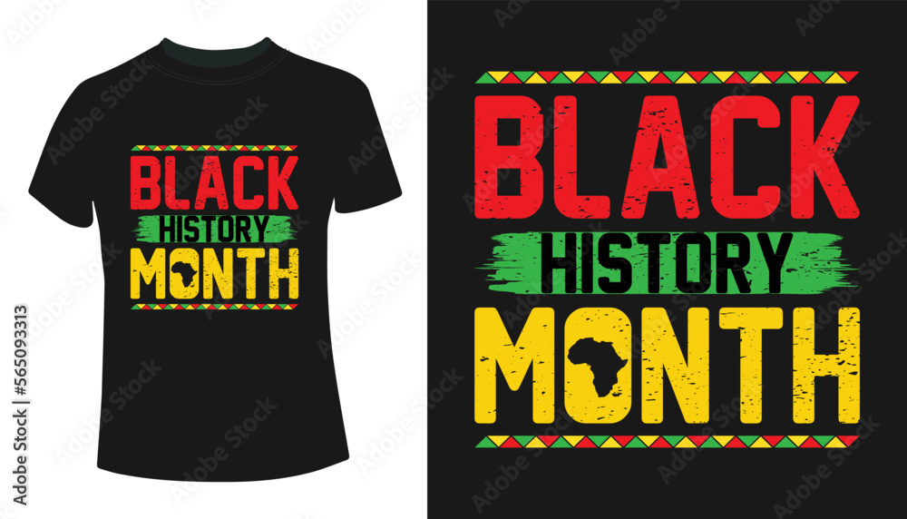 About Black History Month T-Shirt Design About Black History Month T-Shirt Design