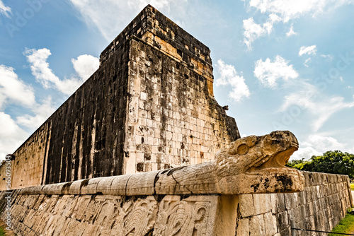 Chichenitza ruins ancient pre-colombian city in Yucatan, Mexico photo
