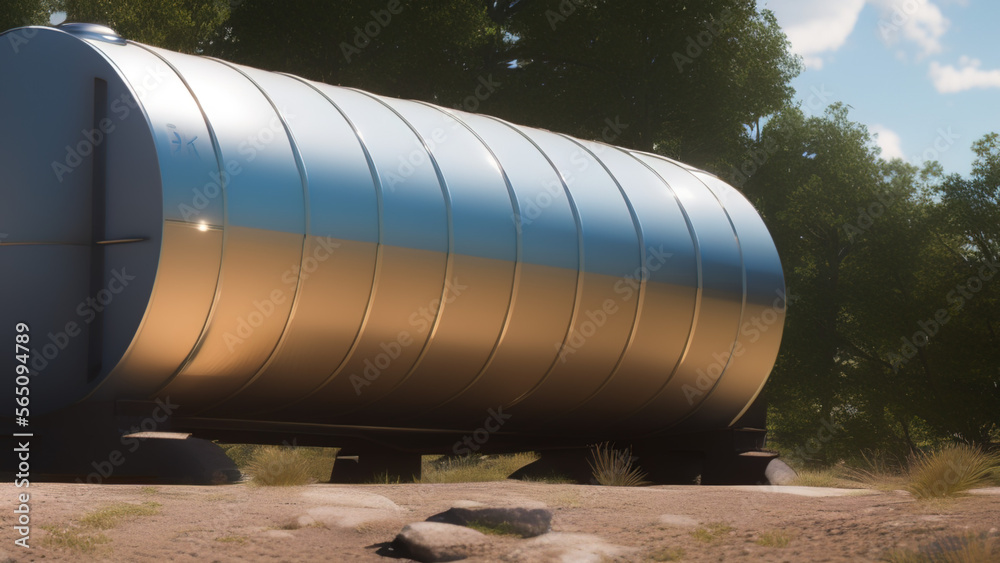 hydrogen tank, gas, gasoline, oil, bio-sustainable in the environment, Generative AI hydrogen tank, gas, gasoline, oil, bio-sustainable in the environment, Generative AI