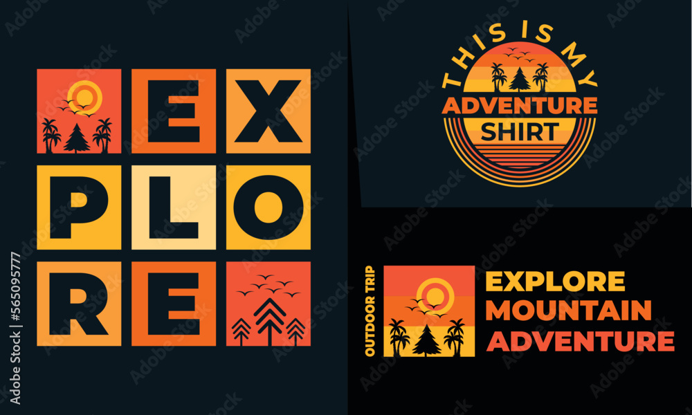 best retro typography t shirt for travel lover's and tourist