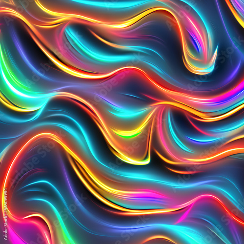 Neon Background Trends 2023 "Generative AI"