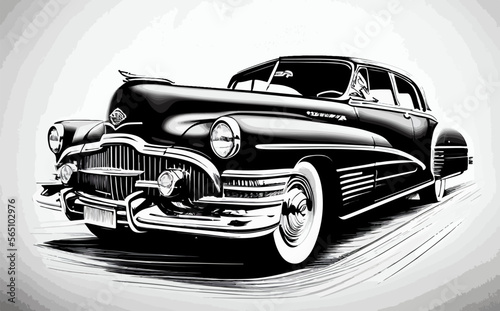 Classic Car Cadillac Logo photo