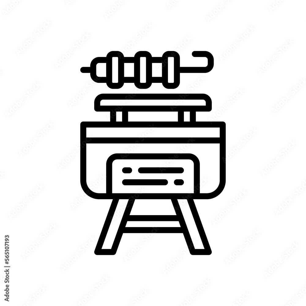 Fototapeta premium barbeque icon for your website, mobile, presentation, and logo design.
