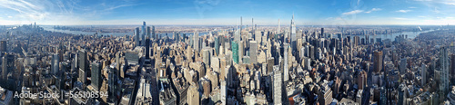 New York Manhattan Panorama 360 North