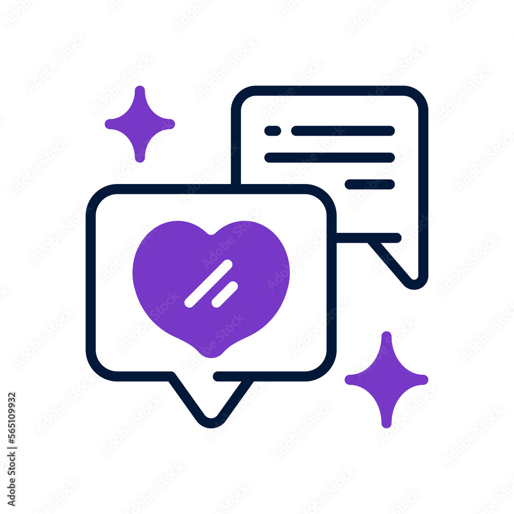love chat icon for your website, mobile, presentation, and logo design. love chat icon for your website, mobile, presentation, and logo design.