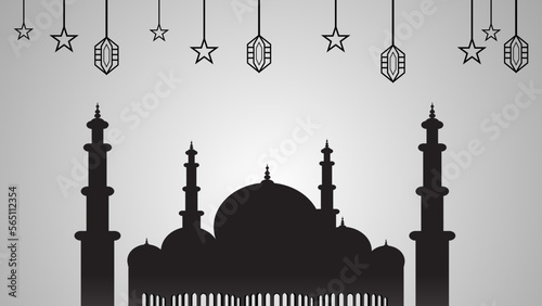 mosque Abu Dhabi with Sheikh Zayed Grand vector illustration