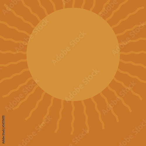 Abstract sun vector illustration