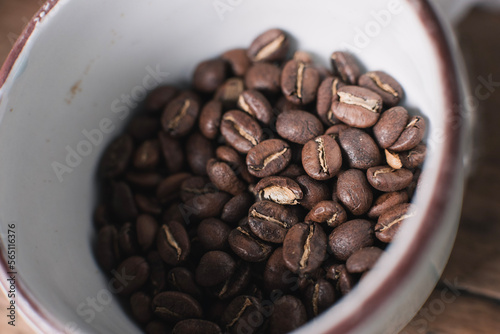 cup of coffee beans