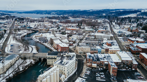 Winter in Penn Yan New York photo