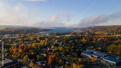 Fall on Keuka Lake New York photo