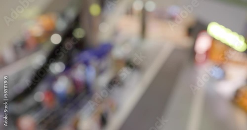 Wallpaper Mural Bokeh of shopping mall view Torontodigital.ca