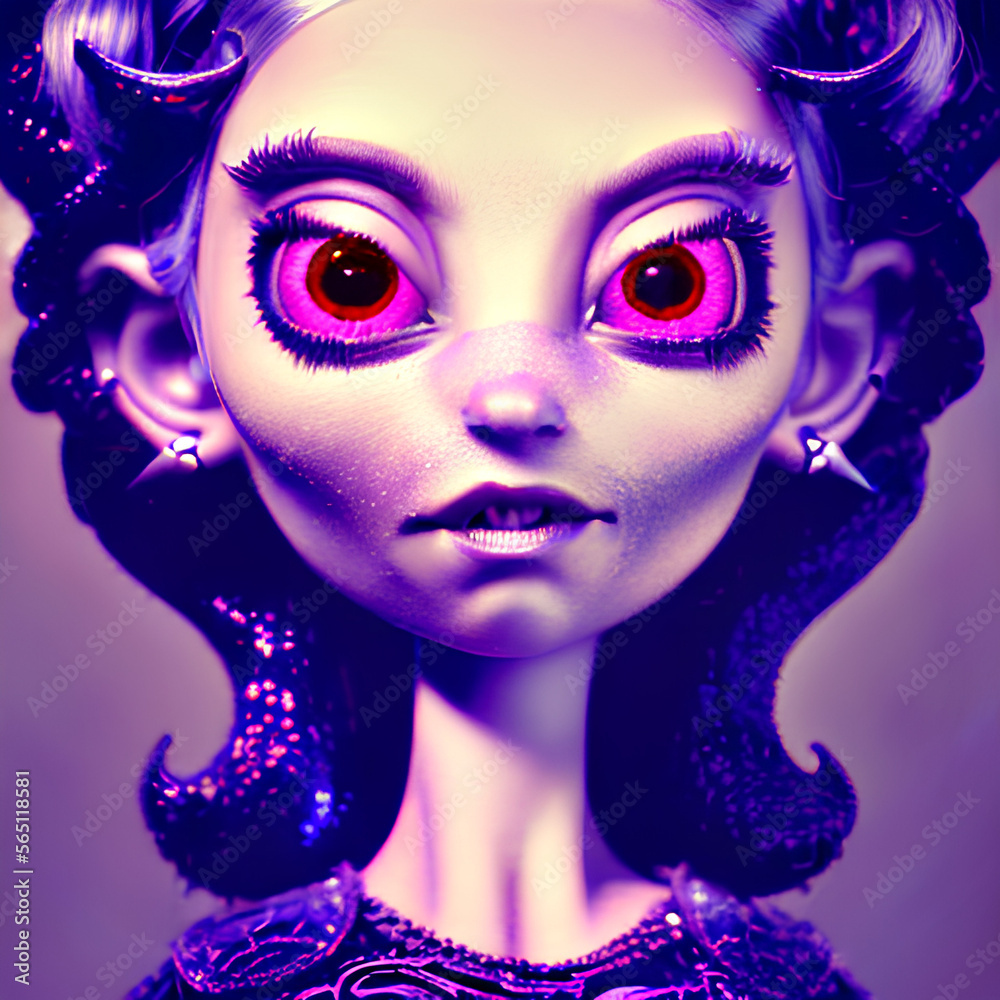 Naklejka premium future vampire🧛🏼‍♀️