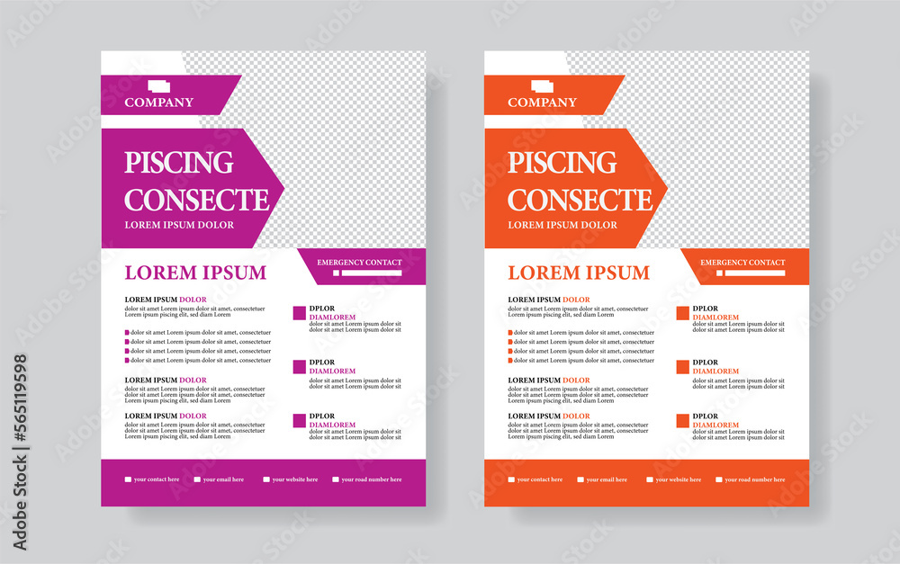 Obraz premium New_Flayer_Design_Template