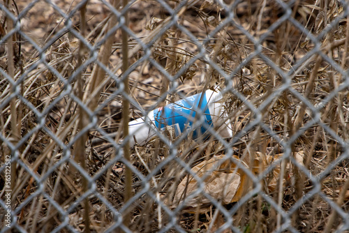 Garbage left on the ground