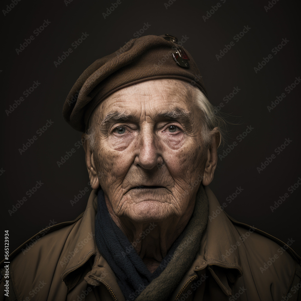 Portrait of a World War II Veteran Portrait of a World War II Veteran