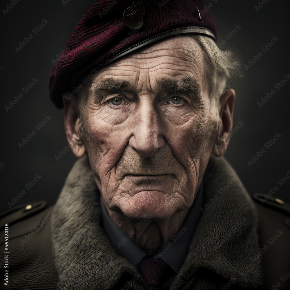 Portrait of a World War II Veteran Portrait of a World War II Veteran