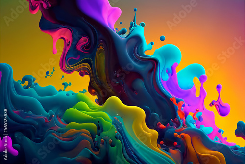 Fluid color background