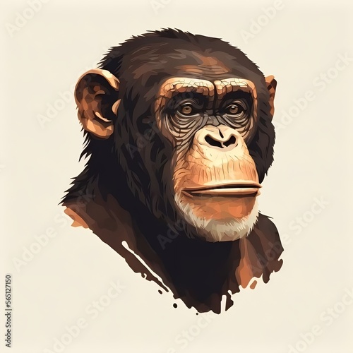 Face monkey chimpanzee 