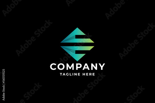 Evolve Letter E Logo Pro Template
