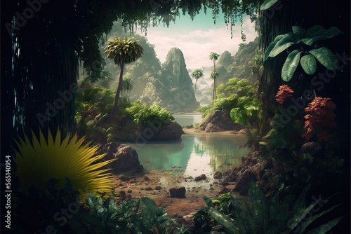 Obraz na plátně Gardens of Eden