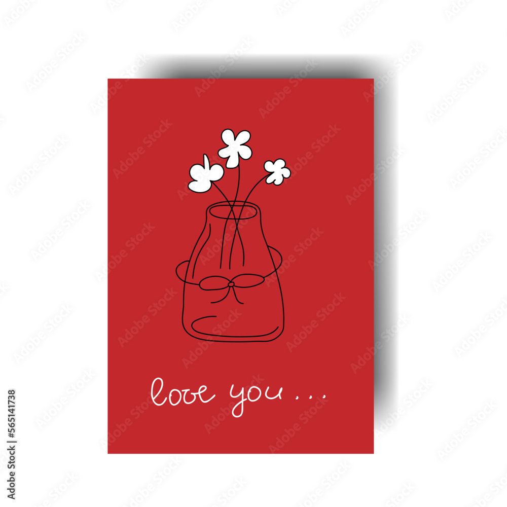 Vector. Greeting card for St. Valentine's Day, Birthday, women's day and wedding design. Colorful background in cartoon style, hand drawn symbols. The concept of love, infatuation, passion. Vector. Greeting card for St. Valentine's Day, Birthday, women's day and wedding design. Colorful background in cartoon style, hand drawn symbols. The concept of love, infatuation, passion.